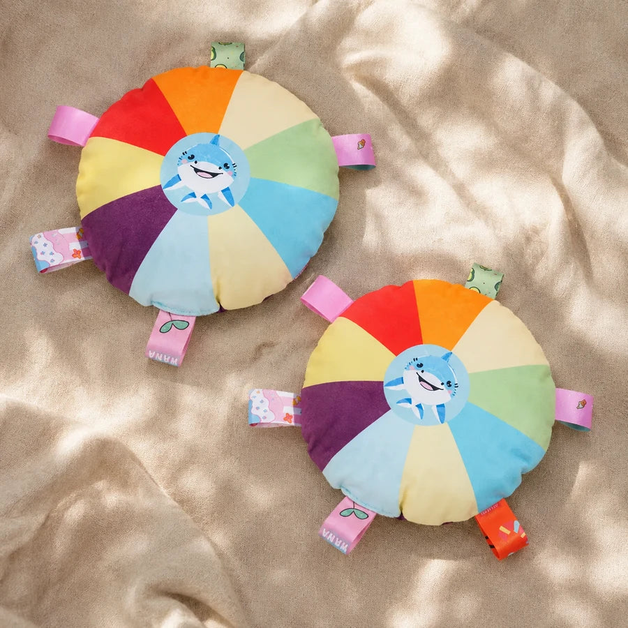 2 PCS PETEE Rainbow Toss & Play Plush Duo — PETEE September 7 setup